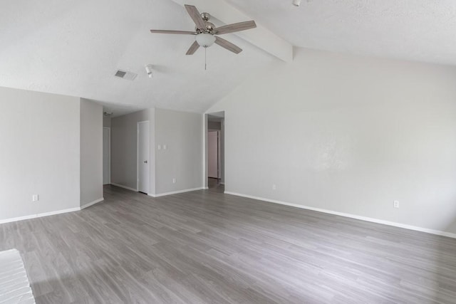 15803 Cerca Blanca Dr, Houston, TX 77083 - unfurnished room featuring a ceiling fan and wood finished floors