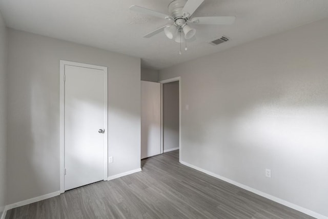 15803 Cerca Blanca Dr, Houston, TX 77083 - unfurnished bedroom with wood finished floors and ceiling fan