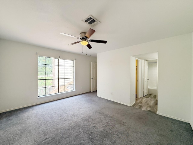 10912 Gulf Fwy Unit 68, Houston, TX 77034 - spare room with carpet floors and ceiling fan