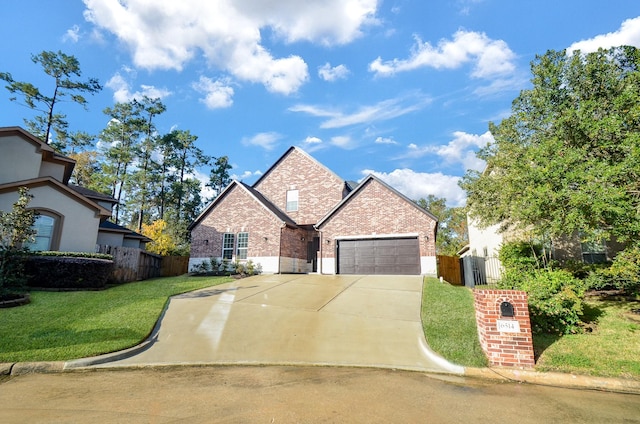 6514 Fraser Point Ct, Spring, TX 77379 - view of front of property featuring brick siding, driveway, and a garage