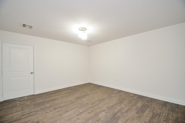6514 Fraser Point Ct, Spring, TX 77379 - empty room with dark wood-style floors and baseboards