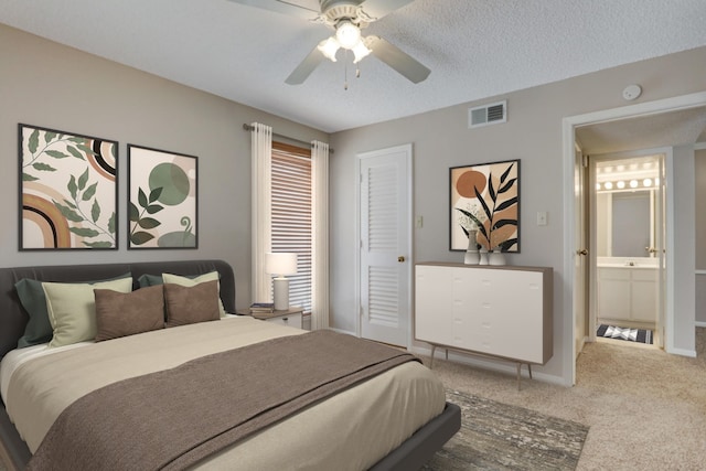 12550 Whittington Dr Unit 610, Houston, TX 77077 - bedroom with carpet and a ceiling fan