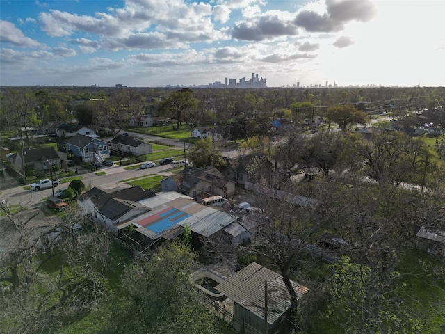 6009 Crane St, Houston, TX 77026 - aerial perspective of suburban area