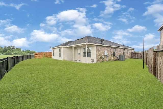 9002 Saint Laurent Ln, Houston, TX 77044 - back of property with a fenced backyard