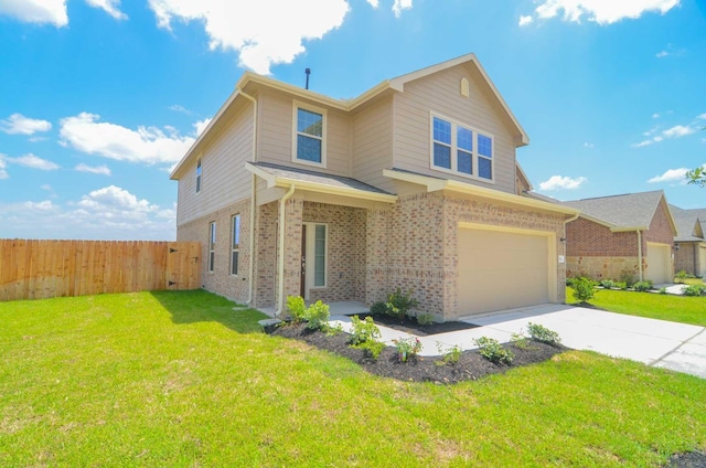 3634 Goldleaf Trail Dr, Katy, TX 77449 - traditional-style home with brick siding, driveway, and an attached garage