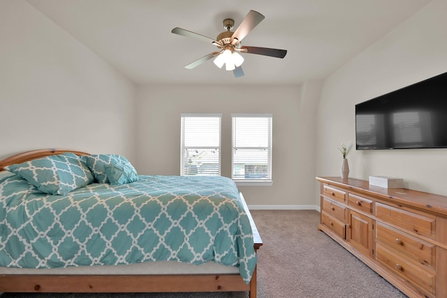 3604 Magnolia Crest Ln, Spring, TX 77386 - bedroom featuring light carpet and a ceiling fan