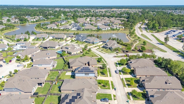 3604 Magnolia Crest Ln, Spring, TX 77386 - aerial view of property's location featuring nearby suburban area and a large body of water
