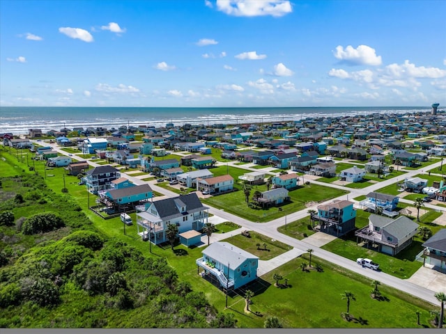 4039 San Jacinto Dr, Galveston, TX 77554 - aerial perspective of suburban area featuring a nearby body of water