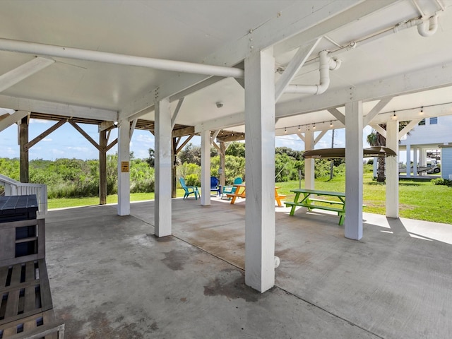 4039 San Jacinto Dr, Galveston, TX 77554 - view of patio