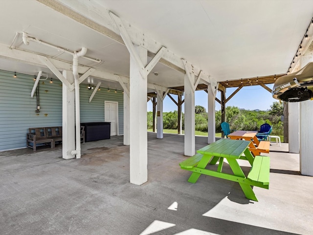 4039 San Jacinto Dr, Galveston, TX 77554 - view of patio / terrace featuring outdoor dining space