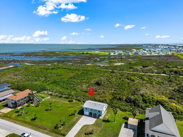 4039 San Jacinto Dr, Galveston, TX 77554 - drone / aerial view of a large body of water