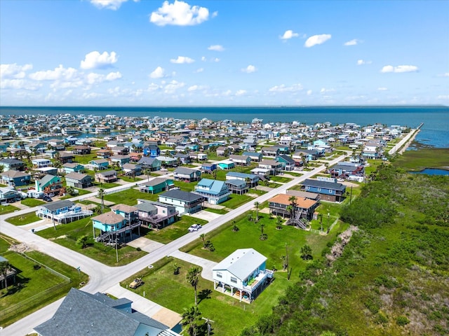 4039 San Jacinto Dr, Galveston, TX 77554 - aerial view of residential area with a nearby body of water