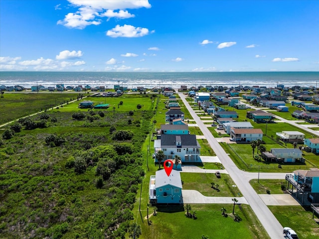 4039 San Jacinto Dr, Galveston, TX 77554 - bird's eye view of a large body of water