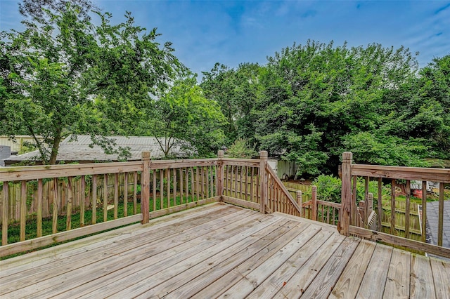 408 Commanche Rd, Conroe, TX 77316 - view of wooden terrace