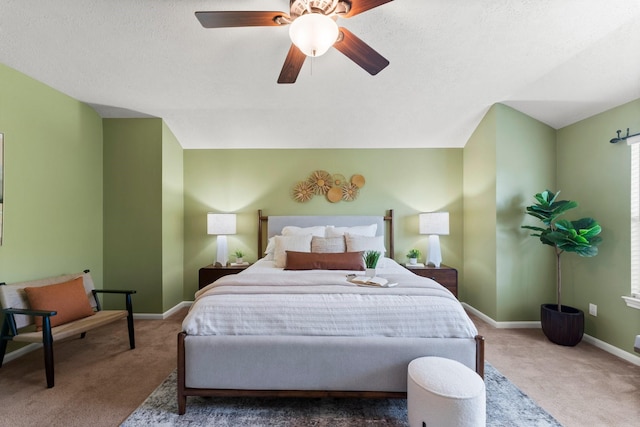 28210 Slatestone Ln, Spring, TX 77386 - carpeted bedroom with baseboards and a ceiling fan