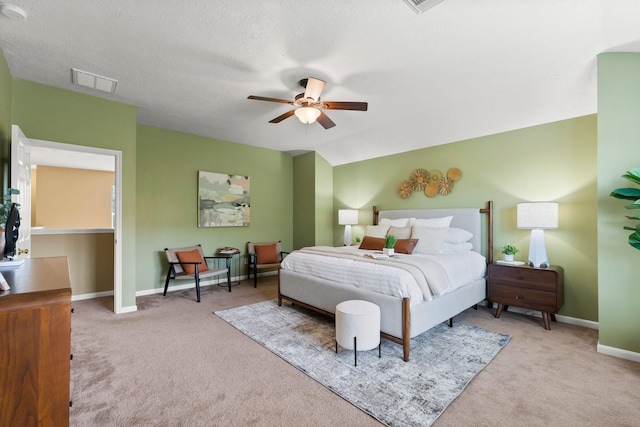28210 Slatestone Ln, Spring, TX 77386 - carpeted bedroom featuring baseboards and ceiling fan