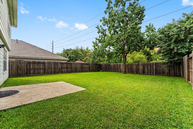 28210 Slatestone Ln, Spring, TX 77386 - fenced backyard featuring a patio