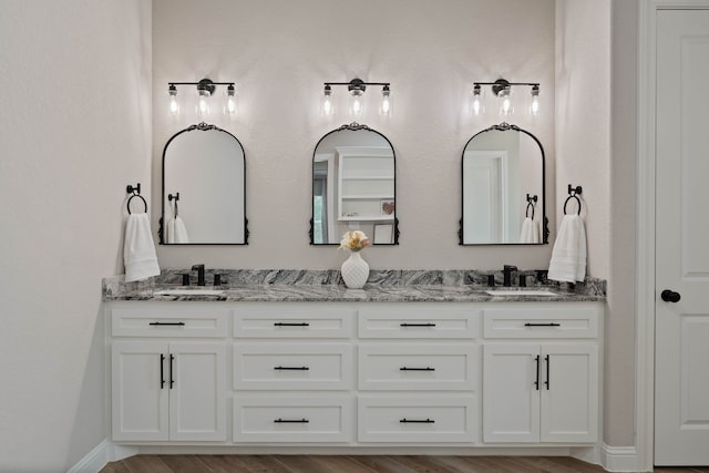 206 Rim Rock Rd, Huntsville, TX 77340 - full bath with double vanity