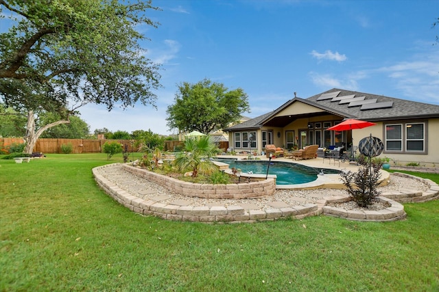 2728 Long Lasso Pass, Leander, TX 78641 - view of pool with a fenced backyard and a patio