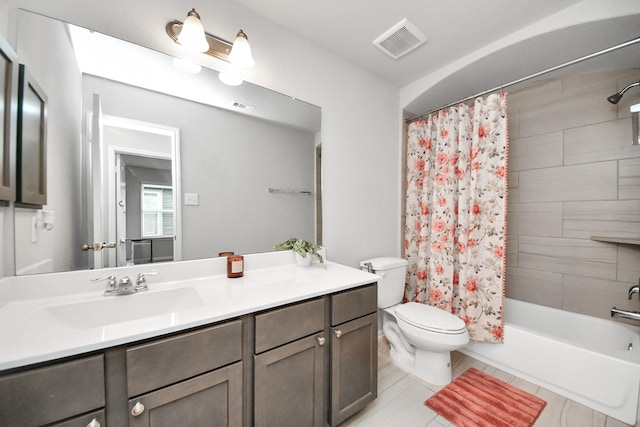 5206 Wyatt James Ln, Brookshire, TX 77423 - full bath with vanity, tile patterned flooring, and shower / bath combination with curtain