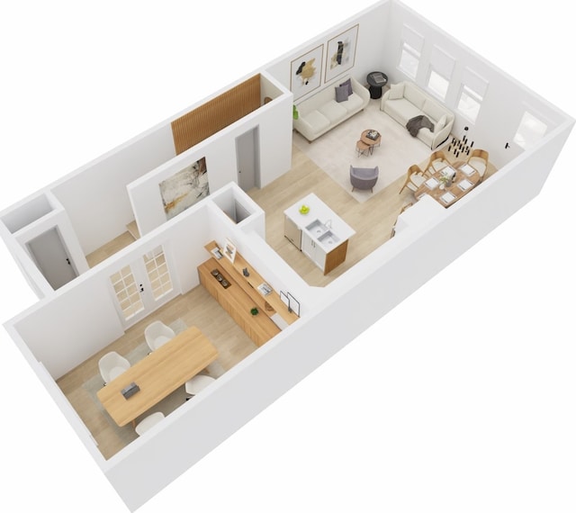 1316 W Willis St, Alvin, TX 77511 - view of floor plan / room layout