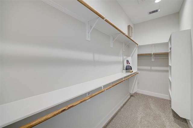 846 Elkhart St Unit B, Houston, TX 77091 - walk in closet featuring light colored carpet