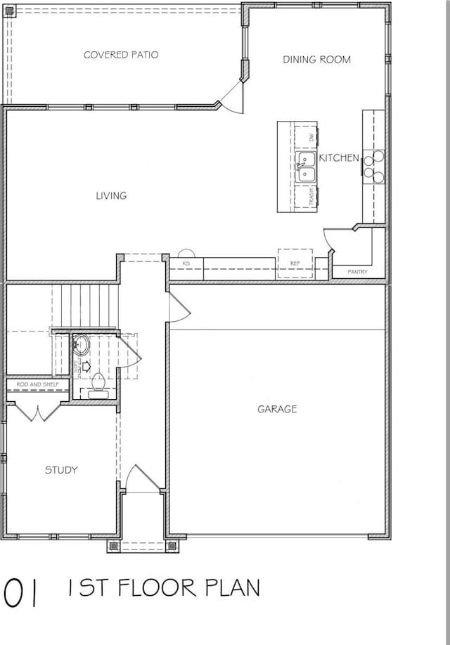 941 Wycliffe Dr, Houston, TX 77079 - view of home floor plan
