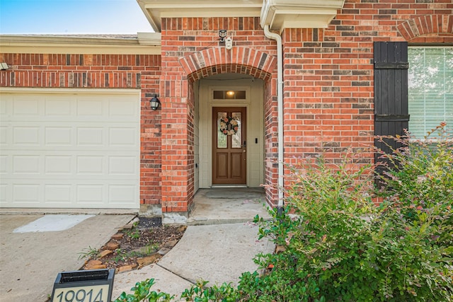 19914 Pemetic Trl, Richmond, TX 77407 - entrance to property with brick siding and a garage