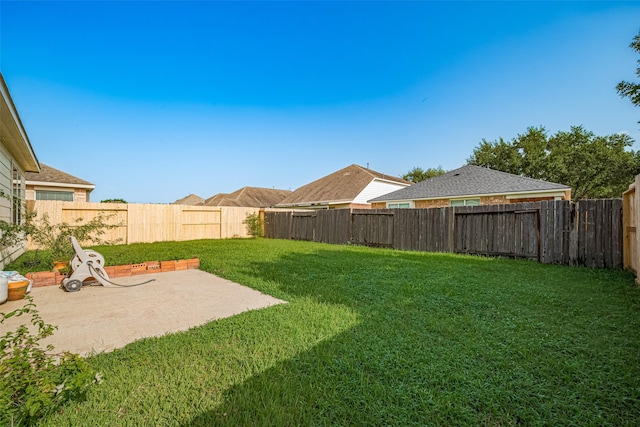 19914 Pemetic Trl, Richmond, TX 77407 - fenced backyard with a patio