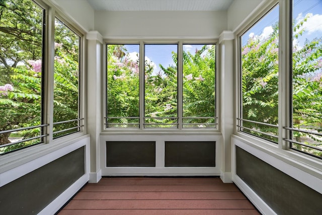 1656 Norfolk St, Houston, TX 77006 - unfurnished sunroom with wood finished floors