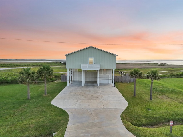 3430 Indian Beach Dr, Galveston, TX 77554 - view of outbuilding with concrete driveway