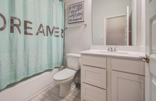 20207 Noble Arabian Dr, Tomball, TX 77377 - full bathroom featuring shower / bath combo and vanity