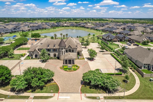 20207 Noble Arabian Dr, Tomball, TX 77377 - aerial perspective of suburban area with a nearby body of water