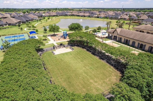 20207 Noble Arabian Dr, Tomball, TX 77377 - aerial perspective of suburban area with a nearby body of water