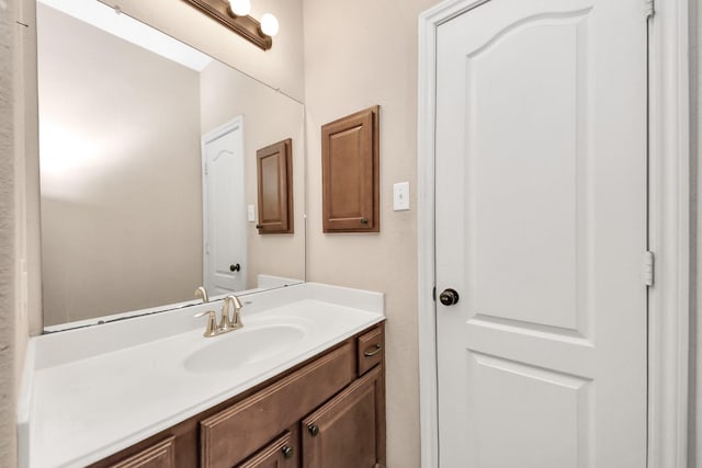 6810 Hunters Trace Ln, Baytown, TX 77521 - bathroom featuring vanity
