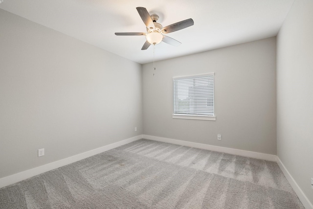 16726 Echo Heights Dr, Cypress, TX 77433 - carpeted empty room with a ceiling fan and baseboards