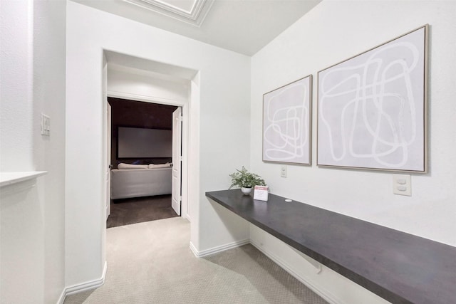 23706 Tristan Bay Ct, Spring, TX 77386 - corridor featuring carpet and baseboards