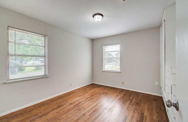 4921 Michael Dr, Houston, TX 77017 - spare room with hardwood / wood-style floors and baseboards