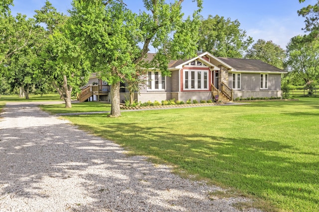3211 County Road 237, Alvin, TX 77511 - single story home featuring driveway and a front lawn