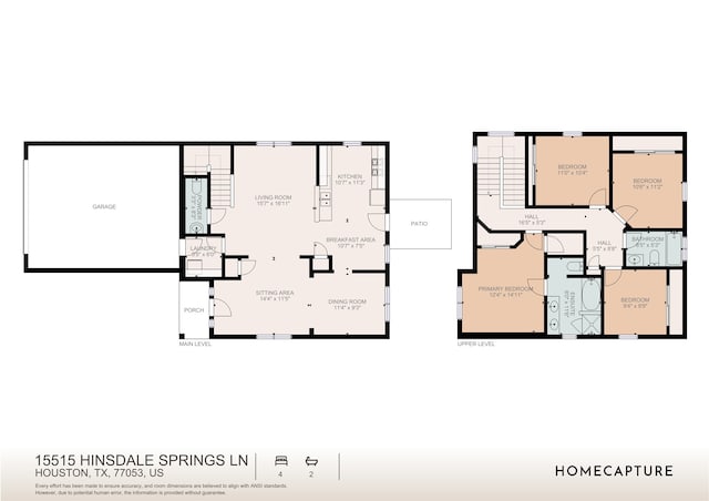15515 Hinsdale Springs Ln, Houston, TX 77053 - view of room layout