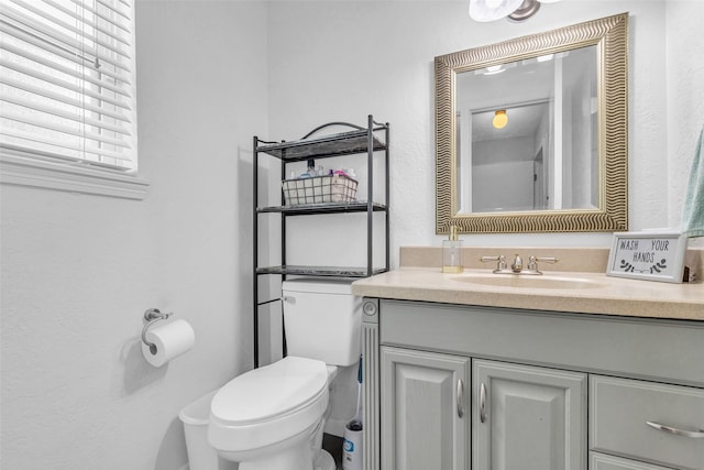 3302 Candlelon Dr, Spring, TX 77388 - half bathroom with toilet and vanity