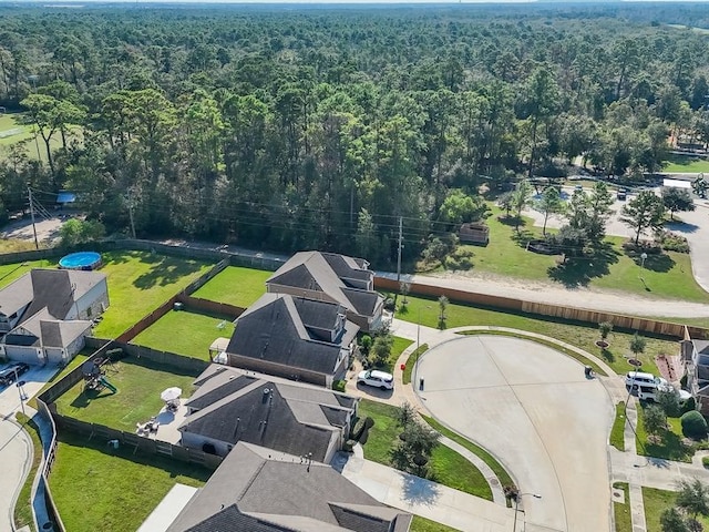 14510 Kasey Flowers Ct, Humble, TX 77396 - aerial overview of property's location featuring a forest