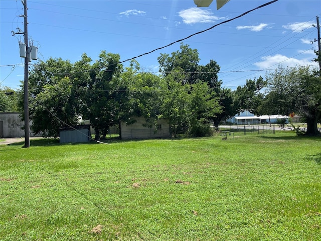 222 N 1st, Wallis, TX 77485 - view of yard