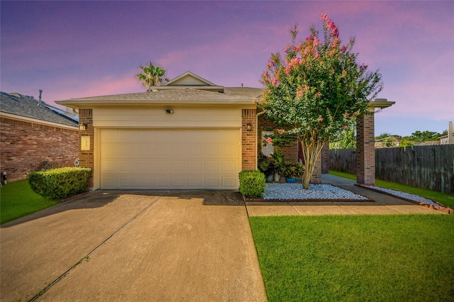 2014 Fisher Trace Ct, Spring, TX 77373 - view of front of property with driveway, brick siding, and a garage