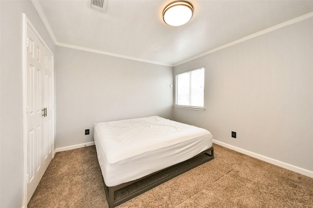 2014 Fisher Trace Ct, Spring, TX 77373 - bedroom featuring ornamental molding and carpet floors