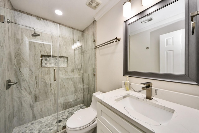 2014 Fisher Trace Ct, Spring, TX 77373 - bathroom featuring vanity and a marble finish shower