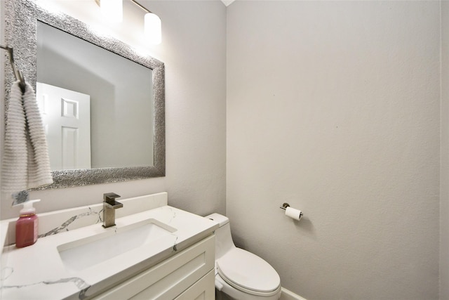 2014 Fisher Trace Ct, Spring, TX 77373 - half bathroom with vanity and toilet