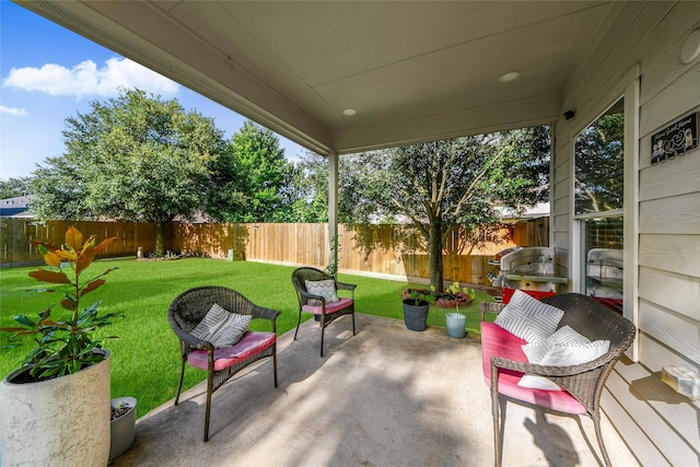 2014 Fisher Trace Ct, Spring, TX 77373 - fenced backyard with a patio
