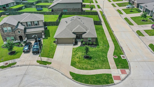 826 Green Clover Ln, Rosharon, TX 77583 - aerial view of residential area