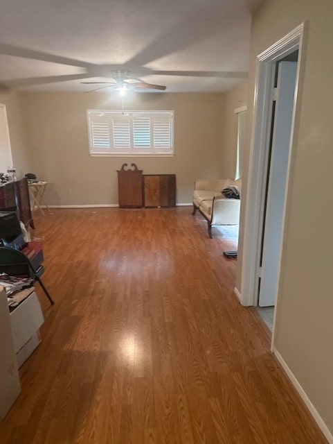 7955 Fawn Terrace Dr, Houston, TX 77071 - corridor featuring wood finished floors